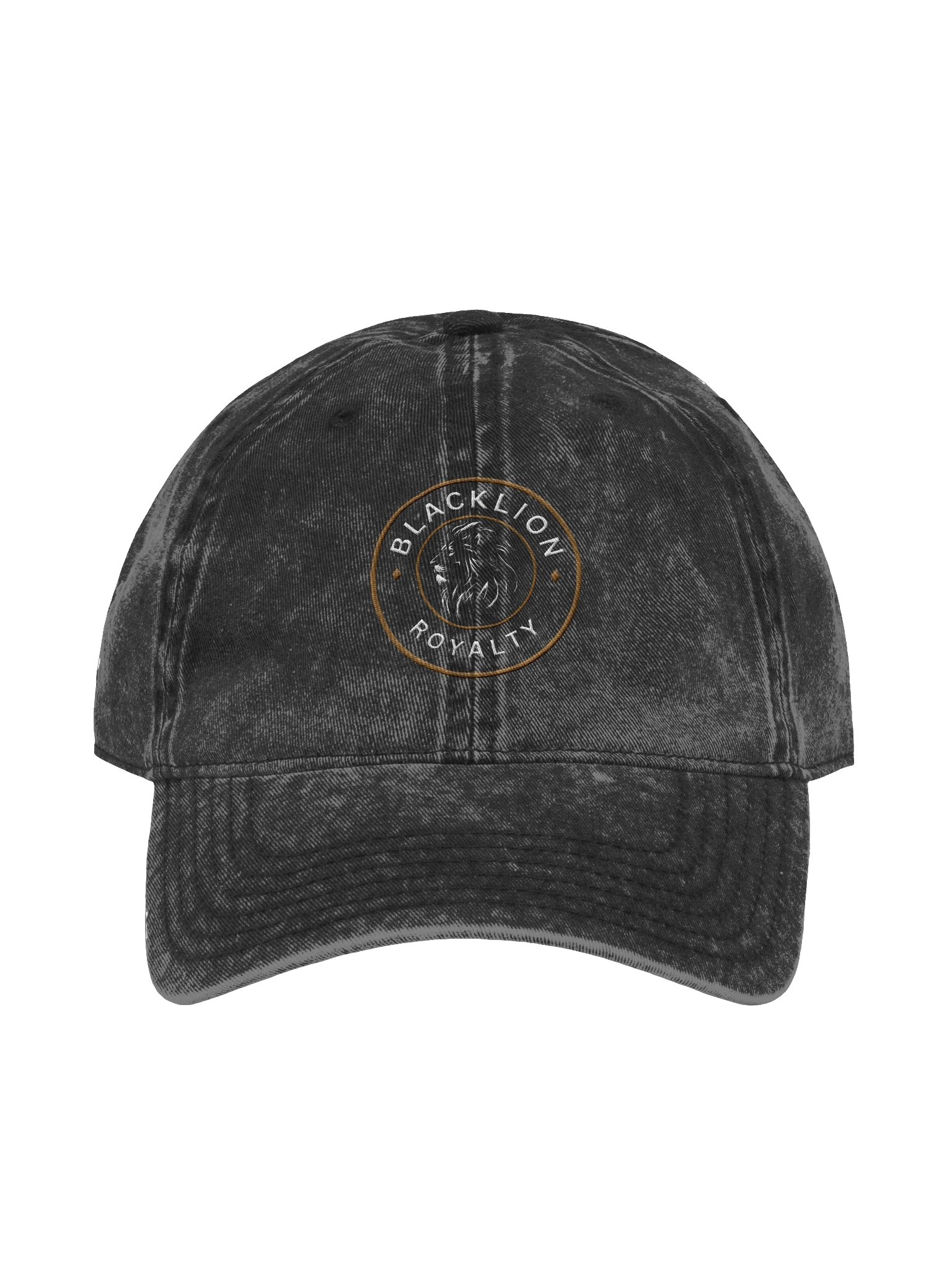 Black Lion Royalty Crest Vintage Washed Cotton Dad Hat product image (1)