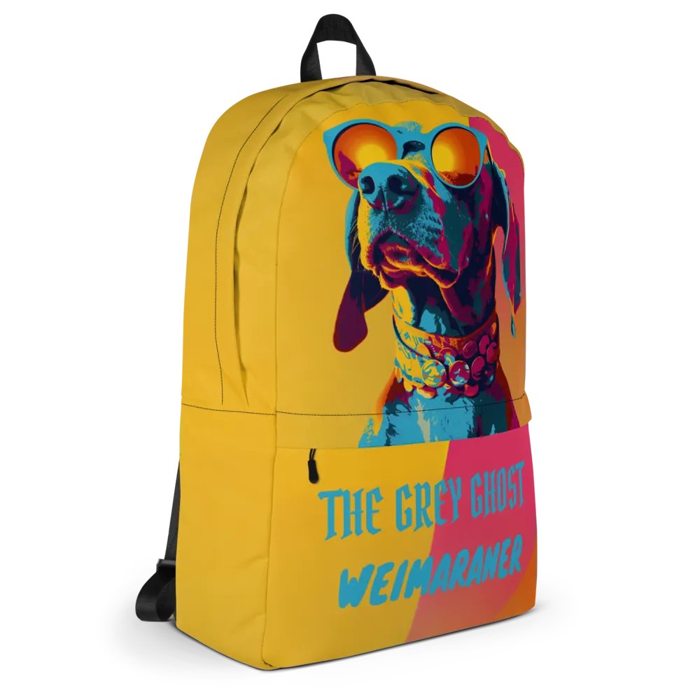 The Grey Ghost Weimaraner All-Over Print Backpack product image (5)