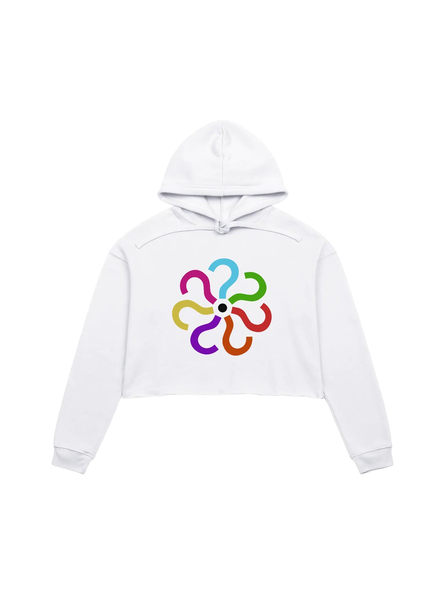 "Confusion" Crop Hoodie product image (1)