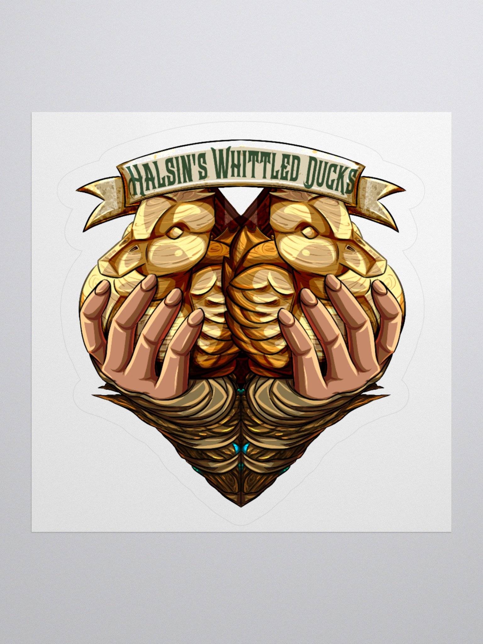 Halsin's Whittled Ducks Sticker product image (1)