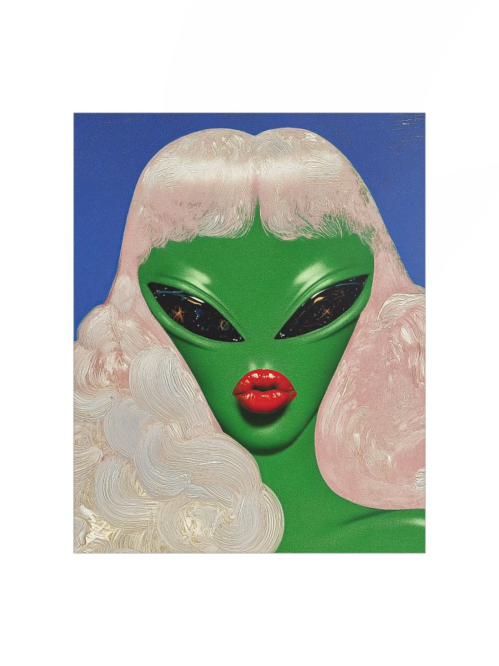 Sassy Alien 007 Matte Paper Poster product image (1)
