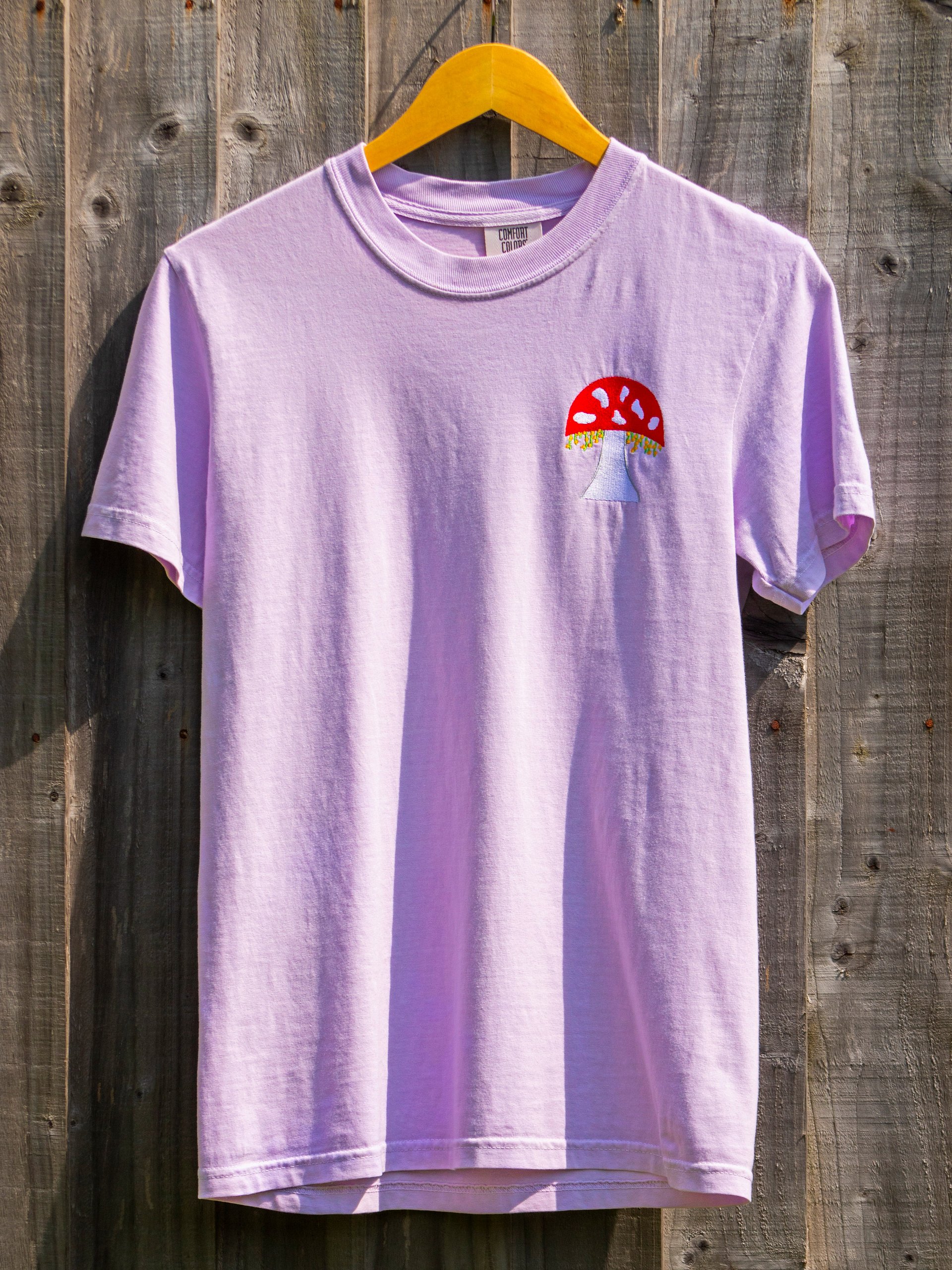 The Mushroom Embroidered t-shirt product image (10)