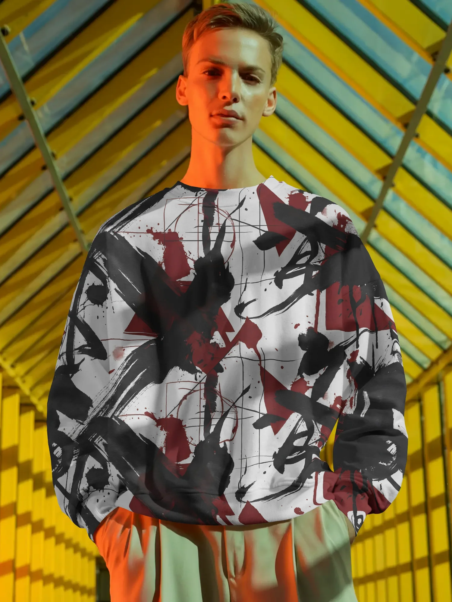 Eco-Chic Unisex All-Over Print Sweatshirt product image (3)