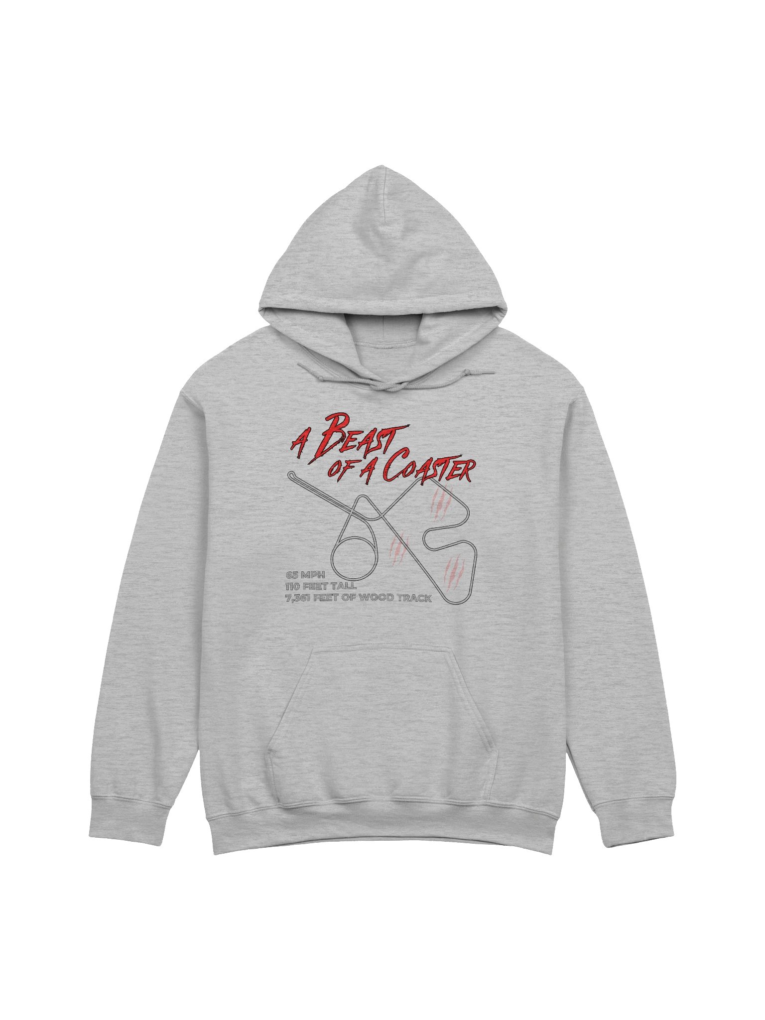 Beast of a Coaster Unisex Hoodie product image (4)