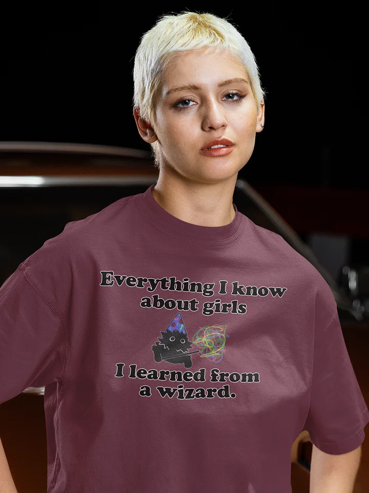 Everything I know about girls (wizard ed) supersoft unisex t-shirt product image (1)