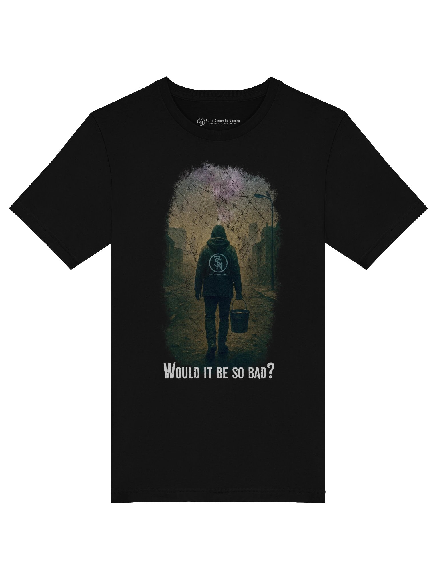 Would It Be So Bad? | When The Lights Go Down | Seven Shades of Nothing | Bella+Canvas Supersoft T-Shirt product image (5)