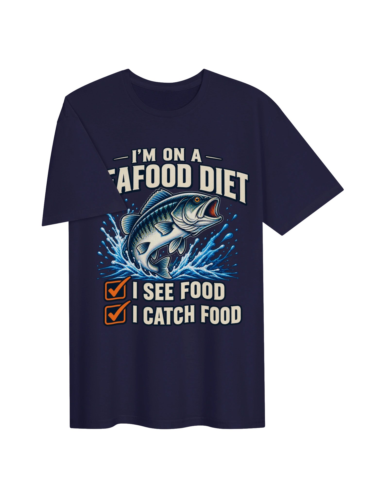 I’M ON A SEAFOOD DIET T-shirt product image (3)