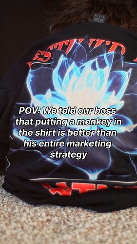 He doesn't believe us. Help us prove him wrong in the comments

#graphicdesign #smallbusiness #monkey