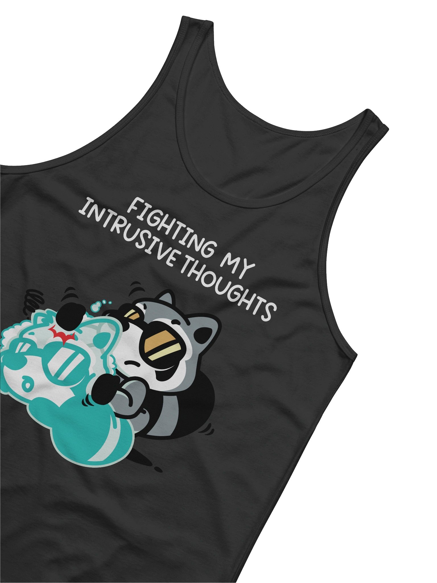 Fighting My Intrusive Thoughts Men's Tank product image (19)