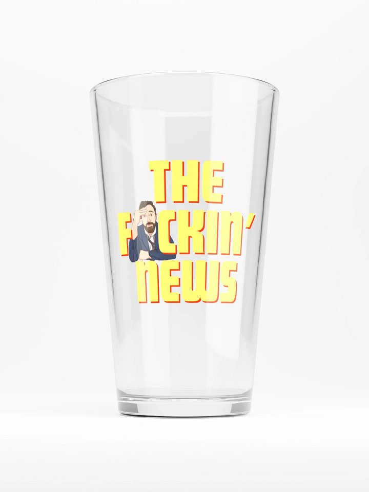 The F*ckin' News Kellerman Pint Glass product image (1)