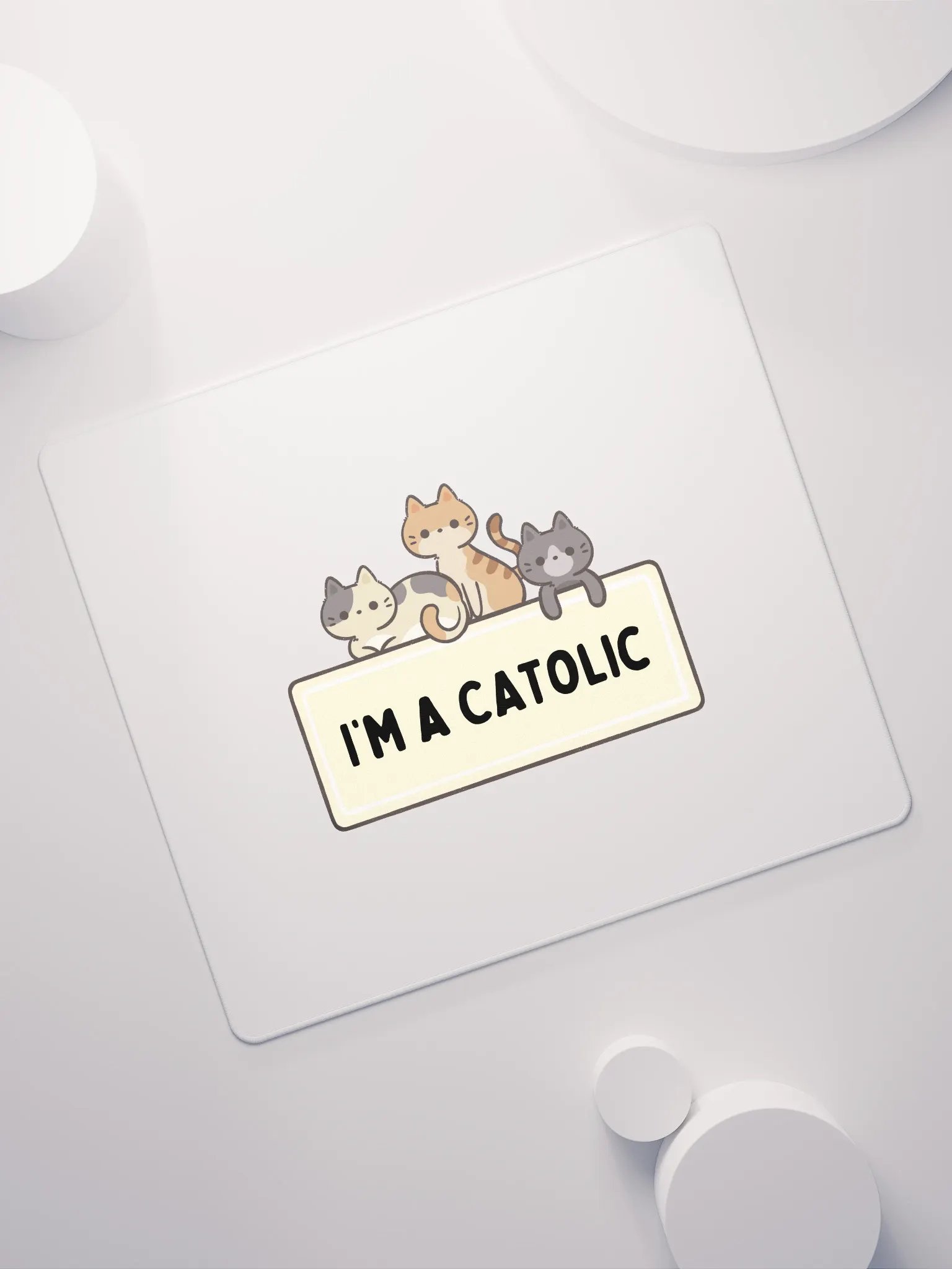 Catolic Cuties Gaming Mouse Pad product image (11)