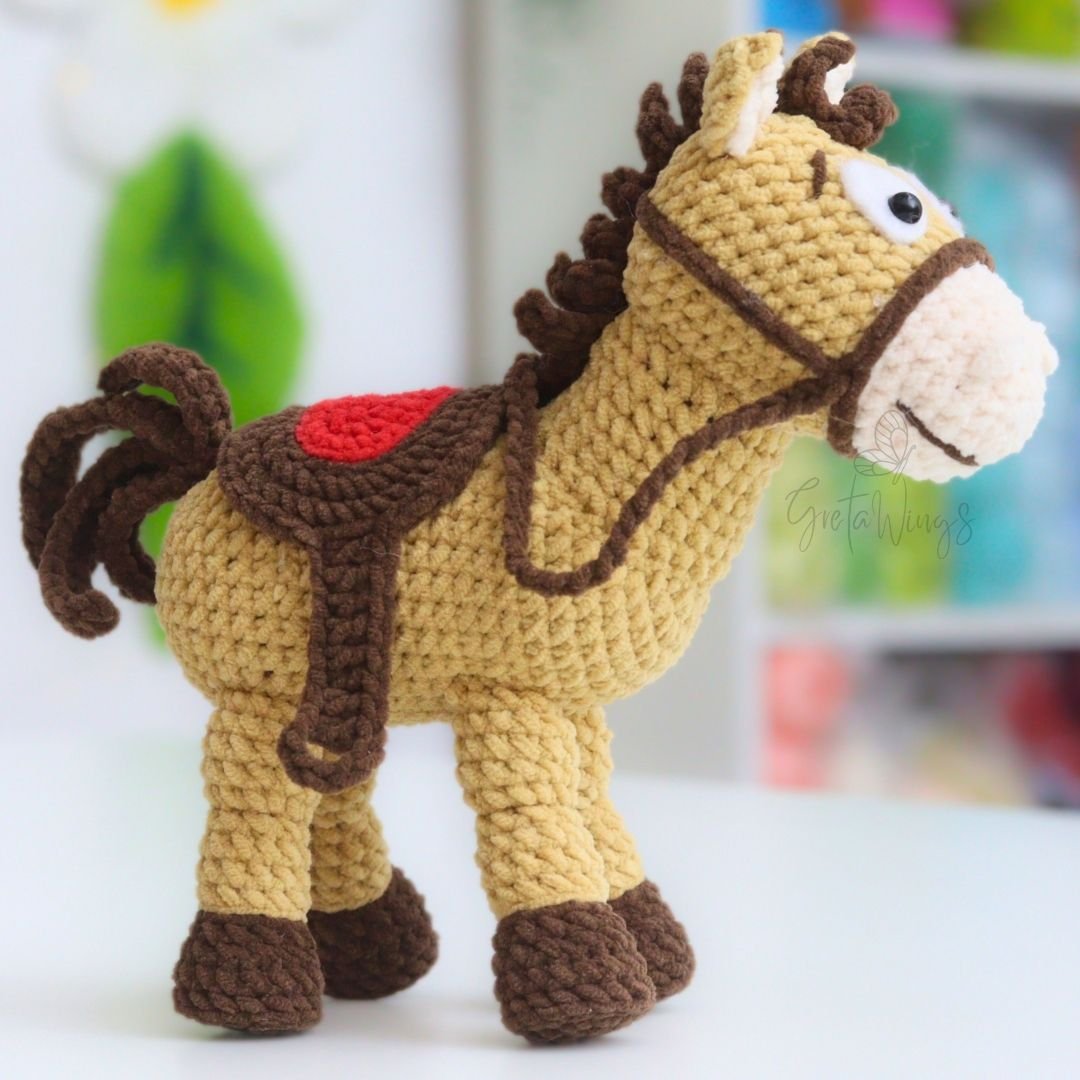 Bullseye Toy Story Amigurumi Crochet PDF Pattern - GretaWings product image (2)