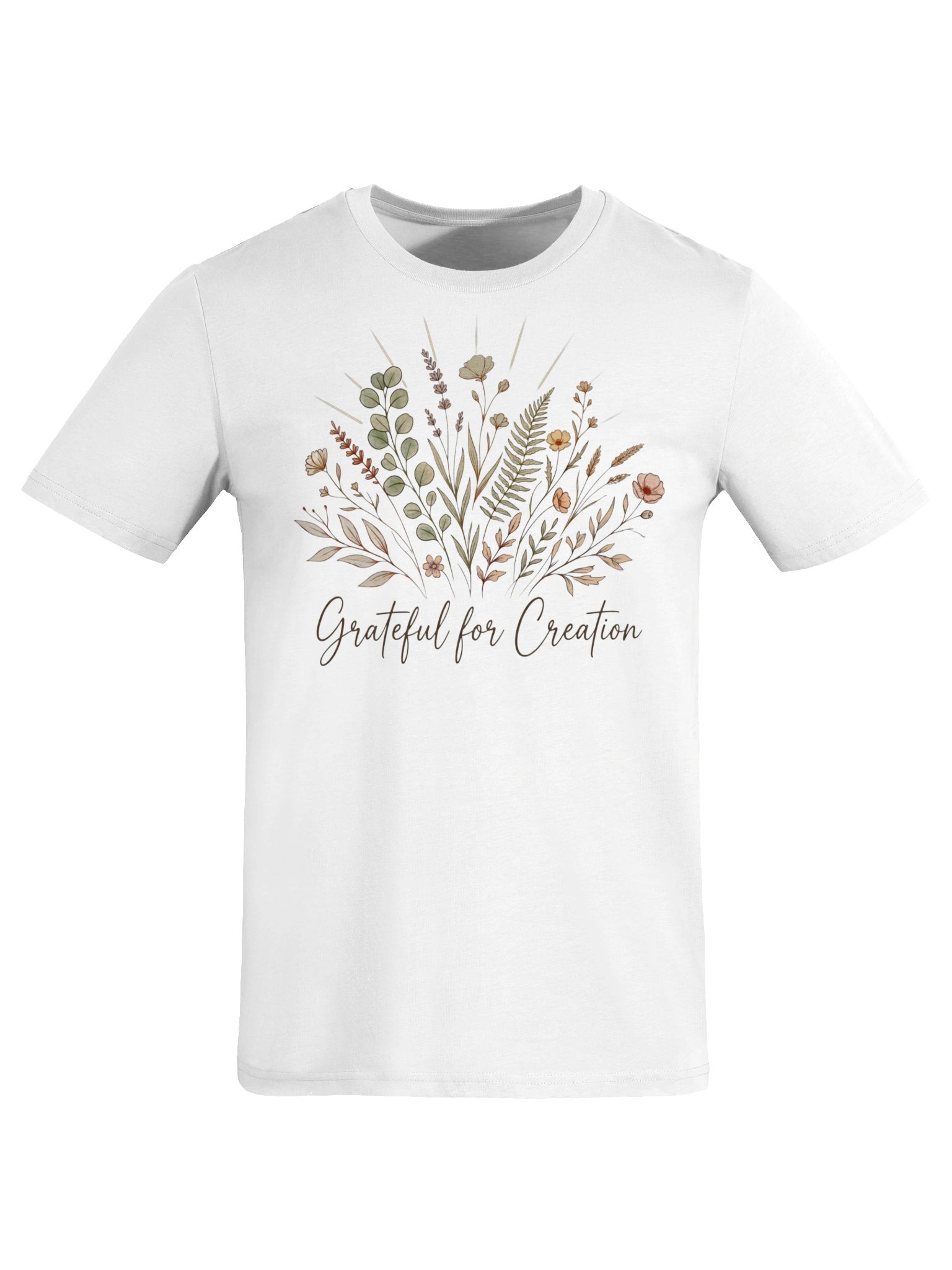 Grateful for Creation – Creation Care Faith Organic Cotton T-Shirt product image (24)