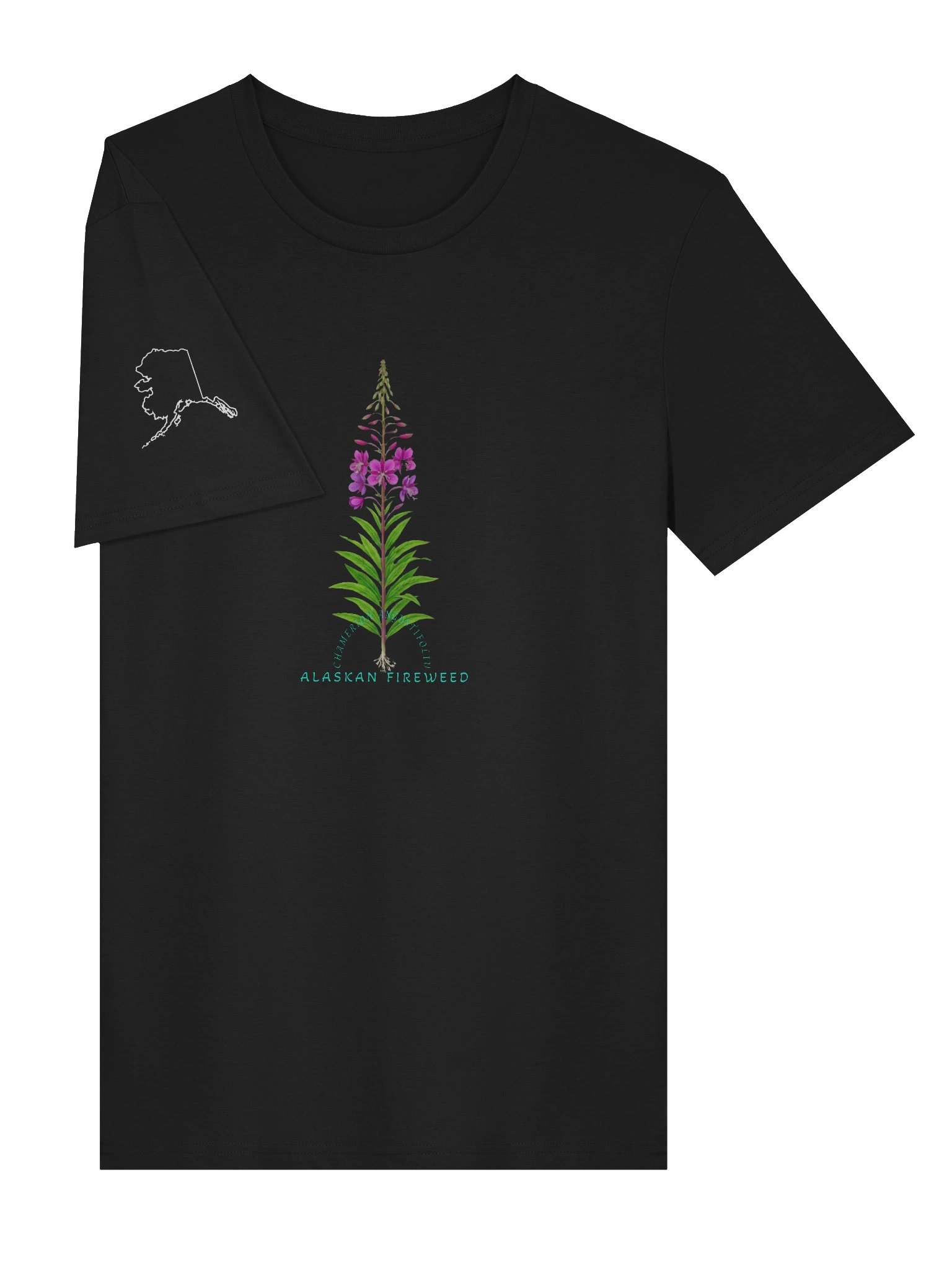 DELUXE "ALASKAN FIREWEED" ORGANIC COTTON TEE product image (3)