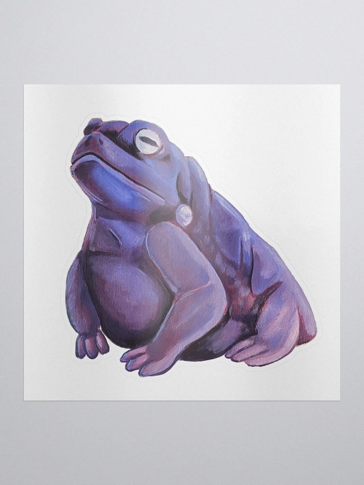 Purple Froggy Kiss-Cut Sticker product image (2)
