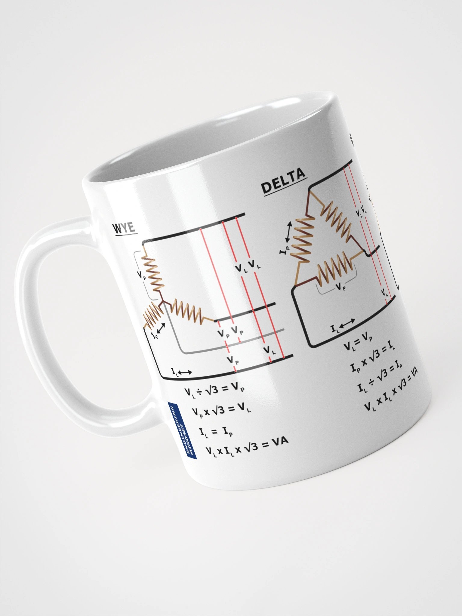 3 Phase Transformer Mug - White product image (7)