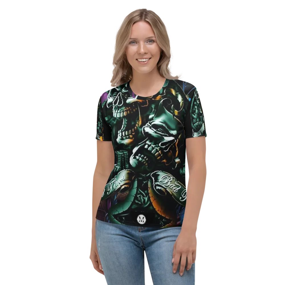 LowRider Smile Now Cry Later Women's Crew Neck T-Shirt product image (2)