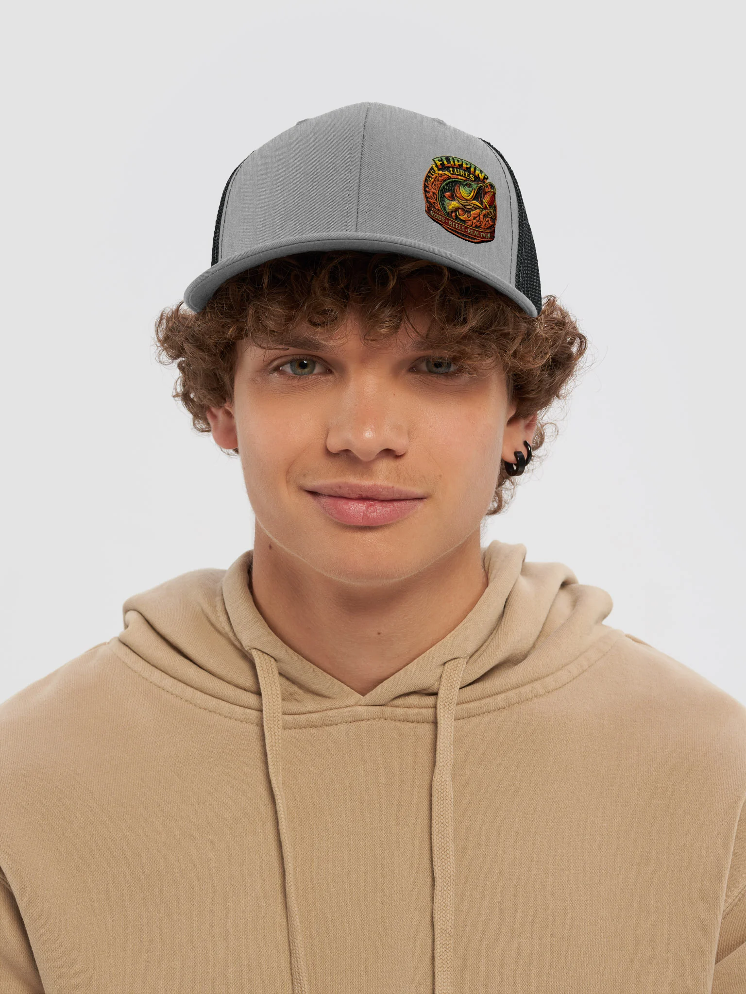 Flippin’ Motha Trucker Hat – Structured Mid-Profile product image (5)