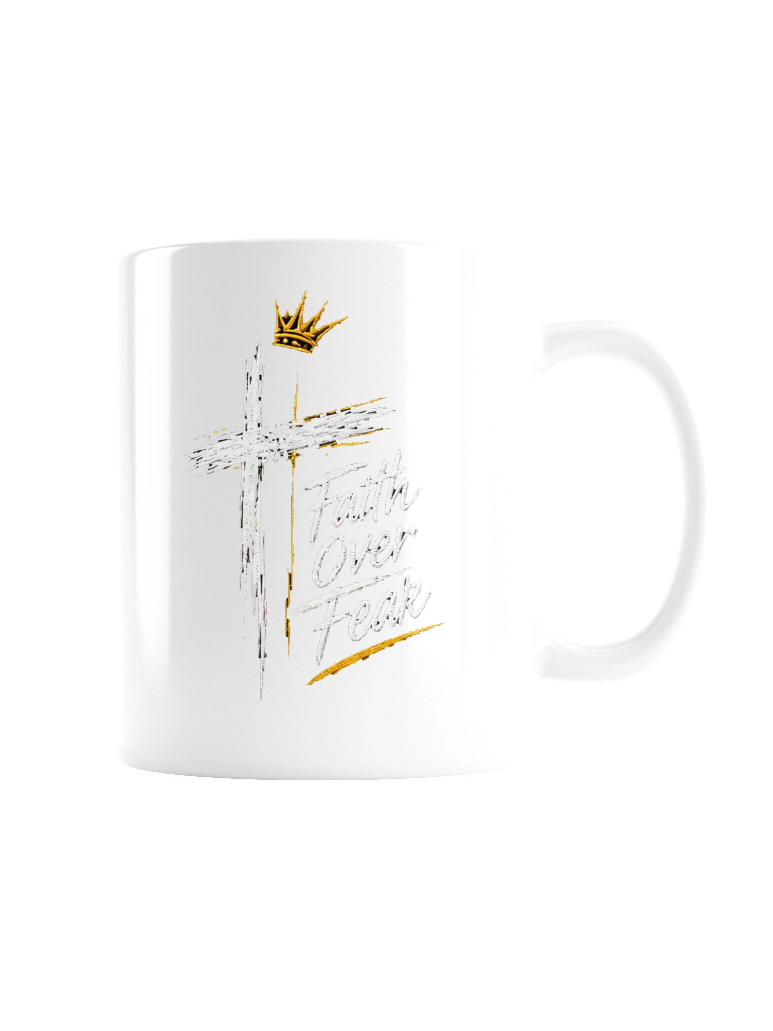 Faith Over Fear Crown Mug product image (8)