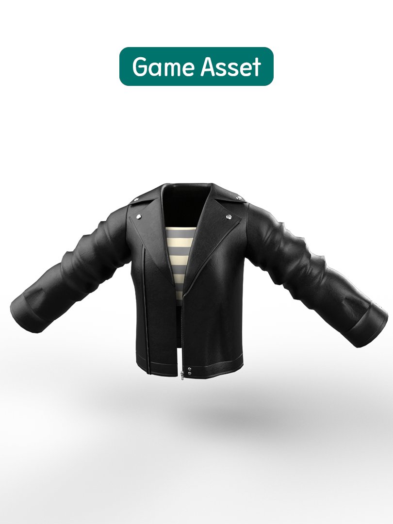 Rider Jacket/Unwarapping, Fbx, Obj product image (1)