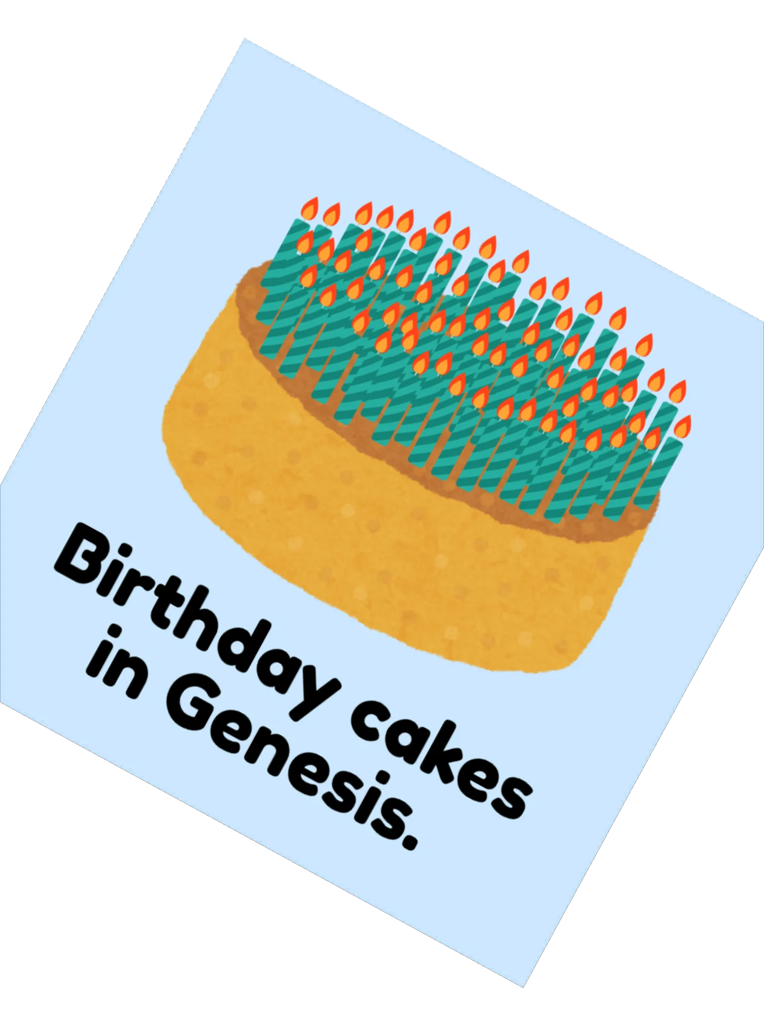 Birthday Cakes in Genesis - Sticker product image (3)