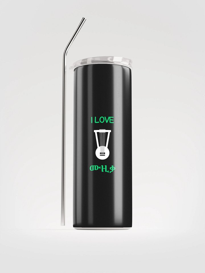 KRAR I LOVE MUSIC Stainless Steel Tumbler product image (1)