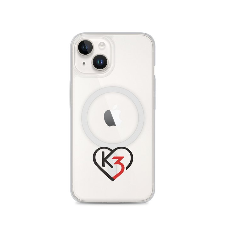 Carry the Feeling™ | Heartmark MagSafe Case (Low Placement) | Minimal Clear Case product image (2)