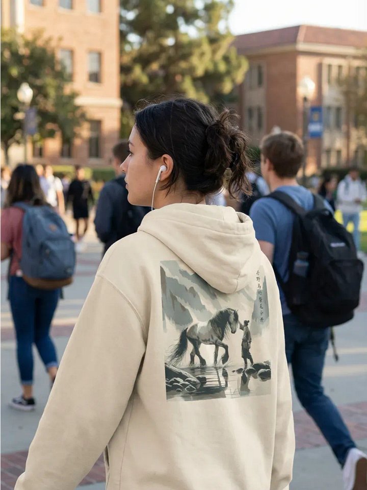 Part The Wild Horse's Mane Premium Hoodie product image (2)