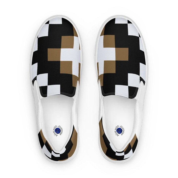 Symmetry Grid Men's Slip-On Shoes product image (2)