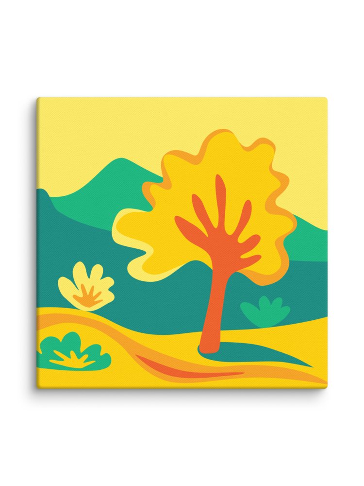 Sunburst Serenity Canvas - Abstract Landscape No. 9 product image (72)