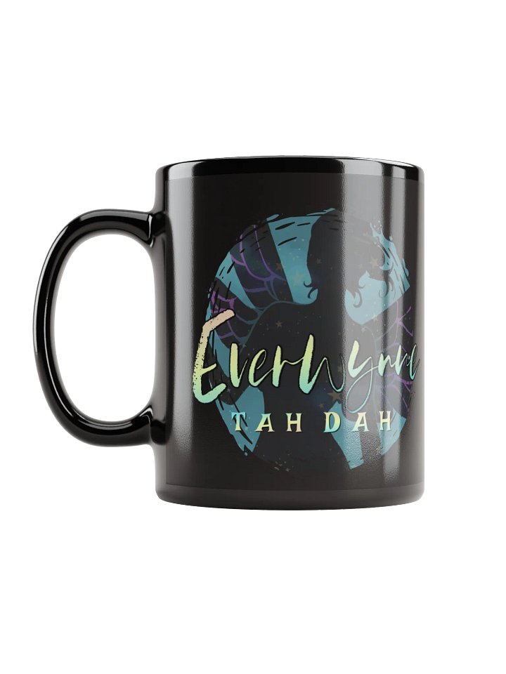 Teal Everwynne Logo Black Mug product image (1)