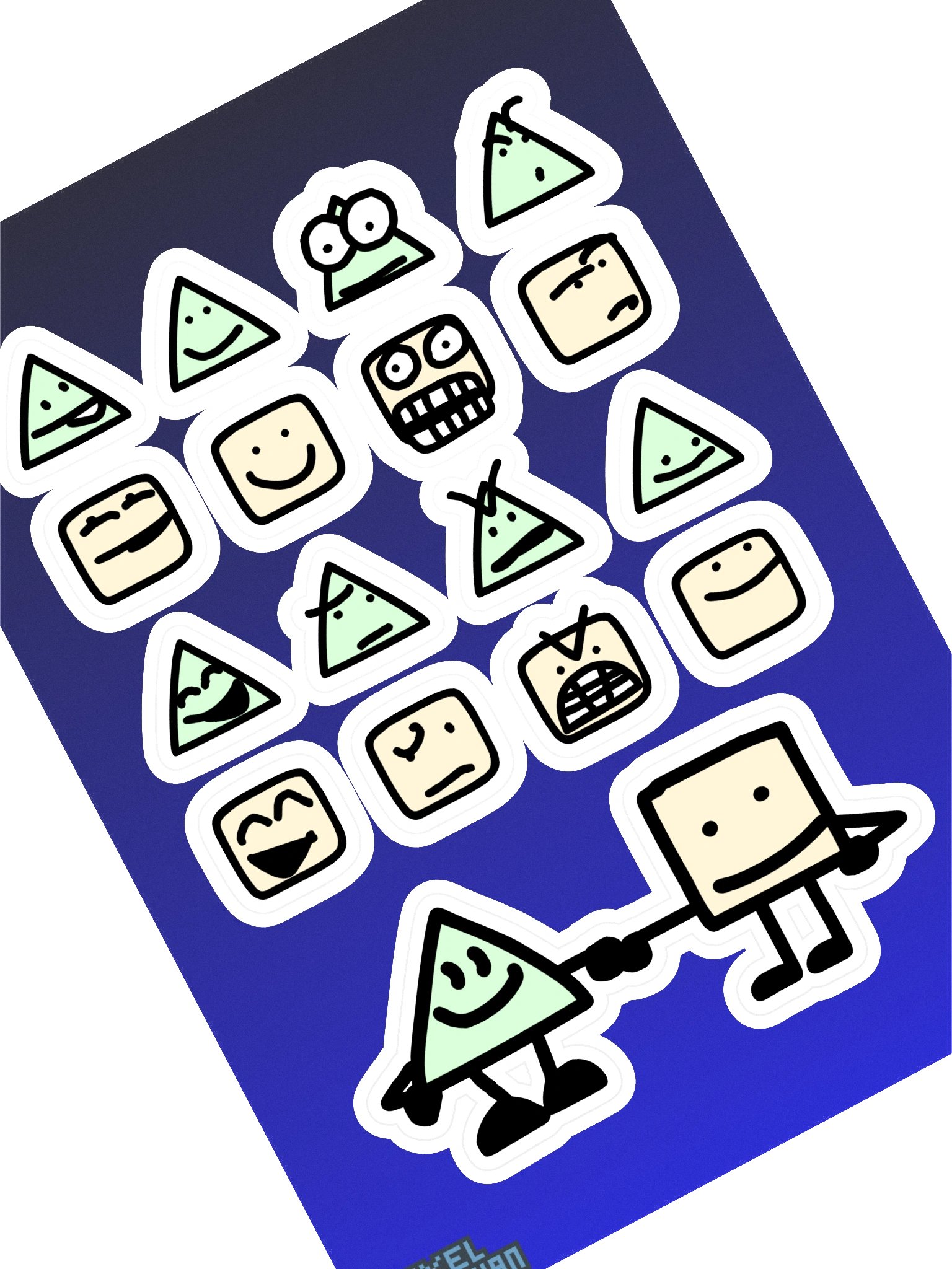 Jim & Jom Sticker Sheet product image (1)