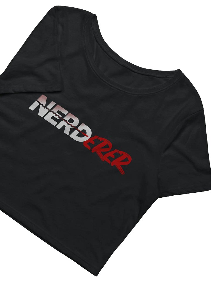 NERDerer Crop Tee (Black) product image (2)