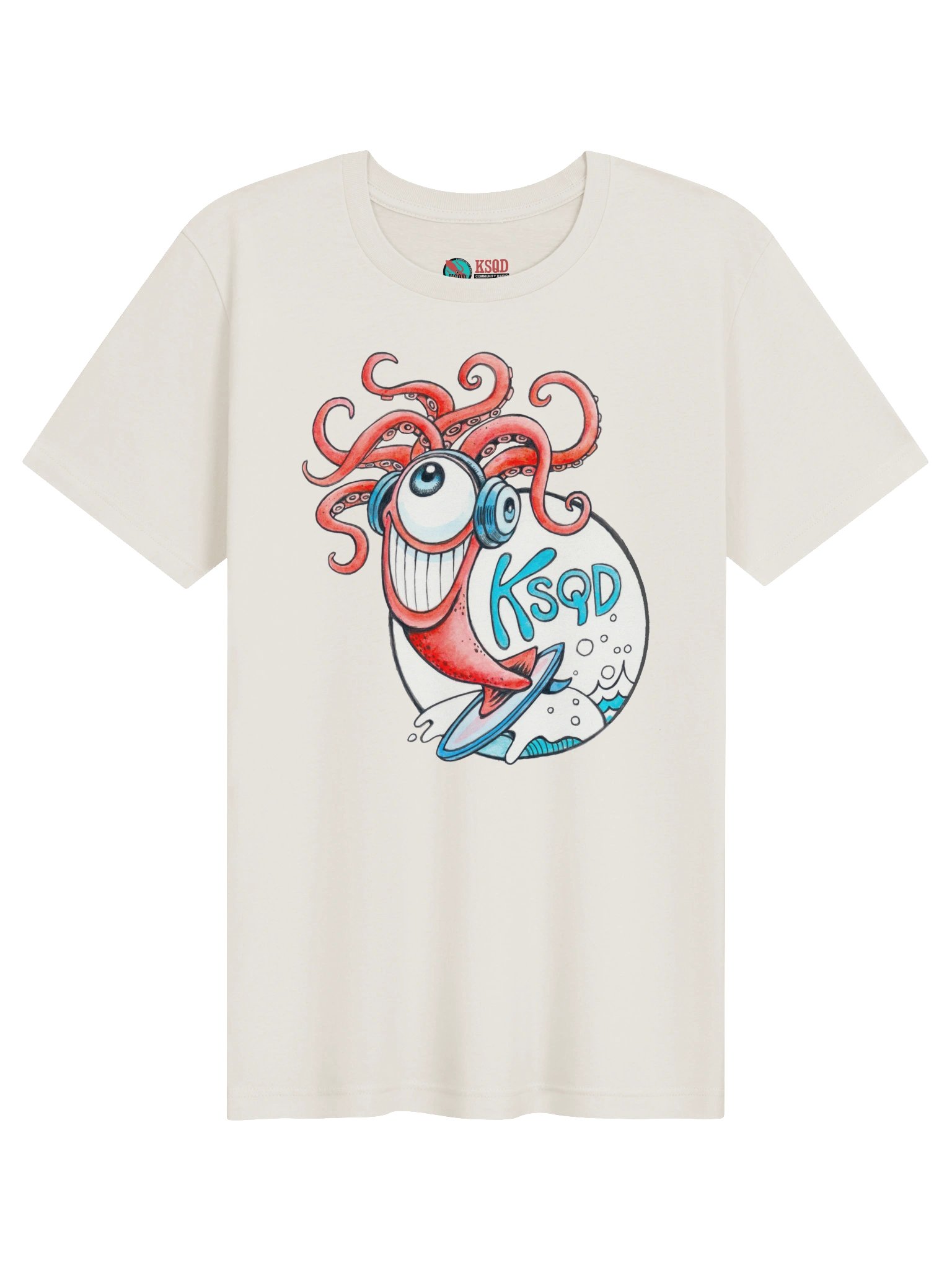KSQD 2026 Winning Design – Squid & Ocean T-Shirt product image (4)