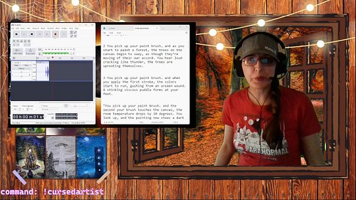 did i...did i scottish??? 😂 today on stream, i wrote/edited some micro horror/art stories and did weird voiceovers for them. ...