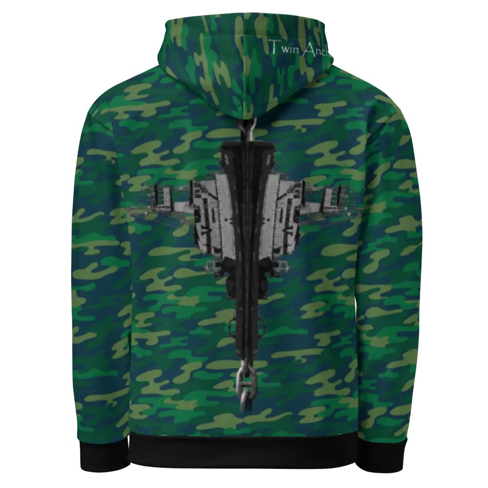 Mirrored Tug Hudson & Barge Bridal Chain (Teal) – Performance Marine Wear | Twin Anchor Apparel North Current Line product image (9)