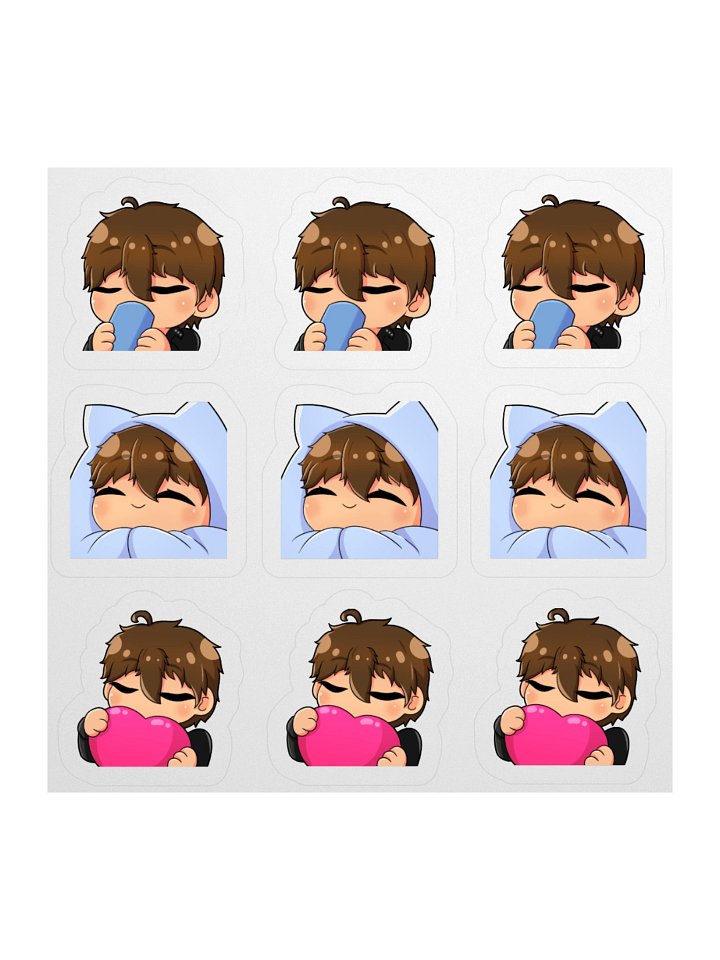 Emote Stickers Set 1 product image (1)
