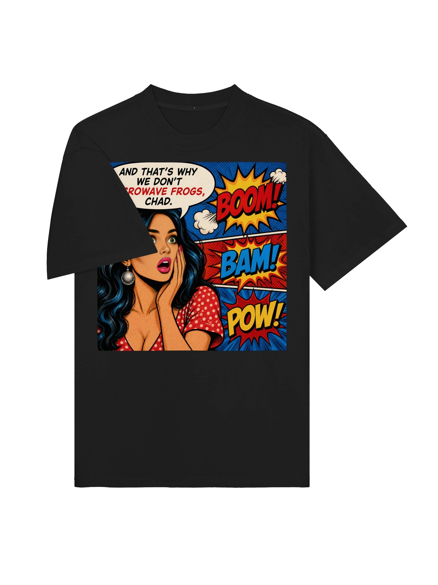 Funny Comic Book T-Shirt, Dark Humor Pop Art Tee for Teachers, Gamers & Comic-Con Fans product image (4)