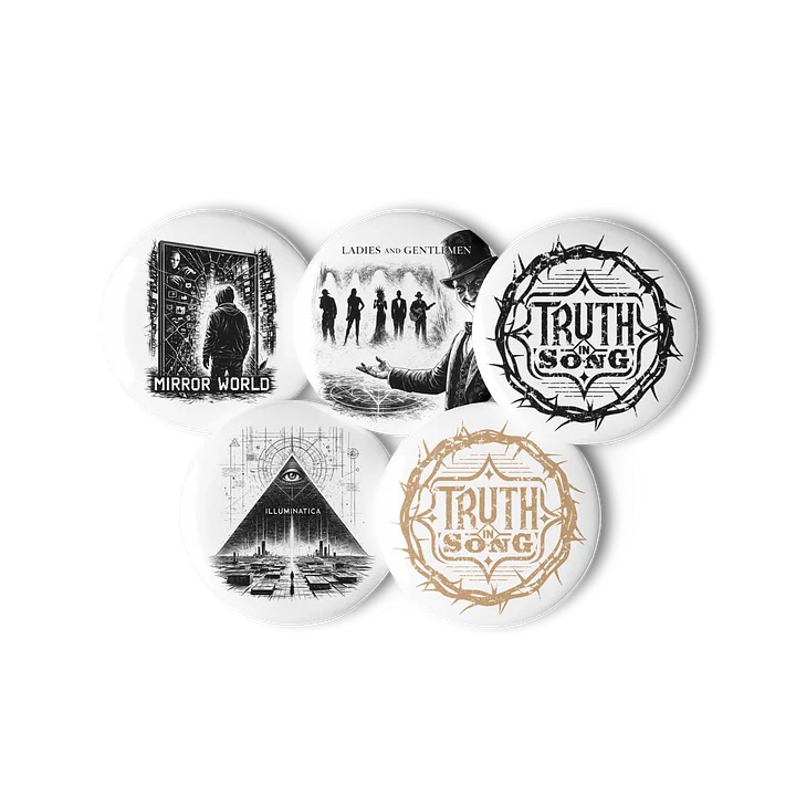 Truth In Song Collector Button Set — Series 1 (5-Pack) product image (2)