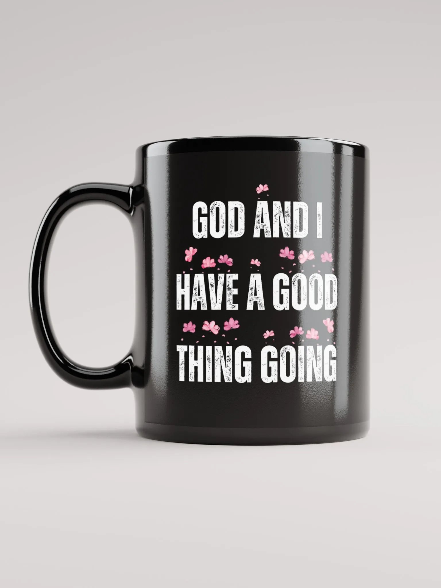 "GOD & I" Floral Affirmation Mug product image (11)