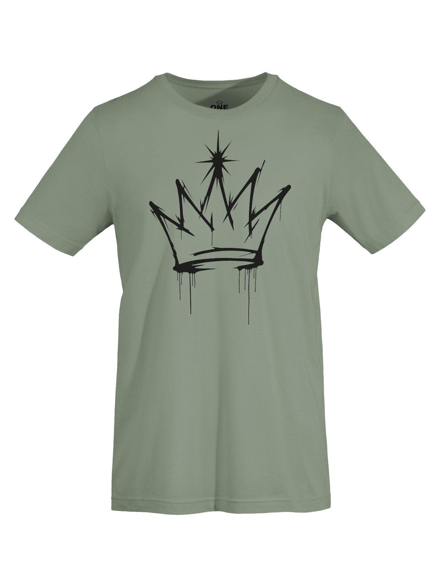 ONE KING Urban Crown Premium T-Shirt black print product image (2)