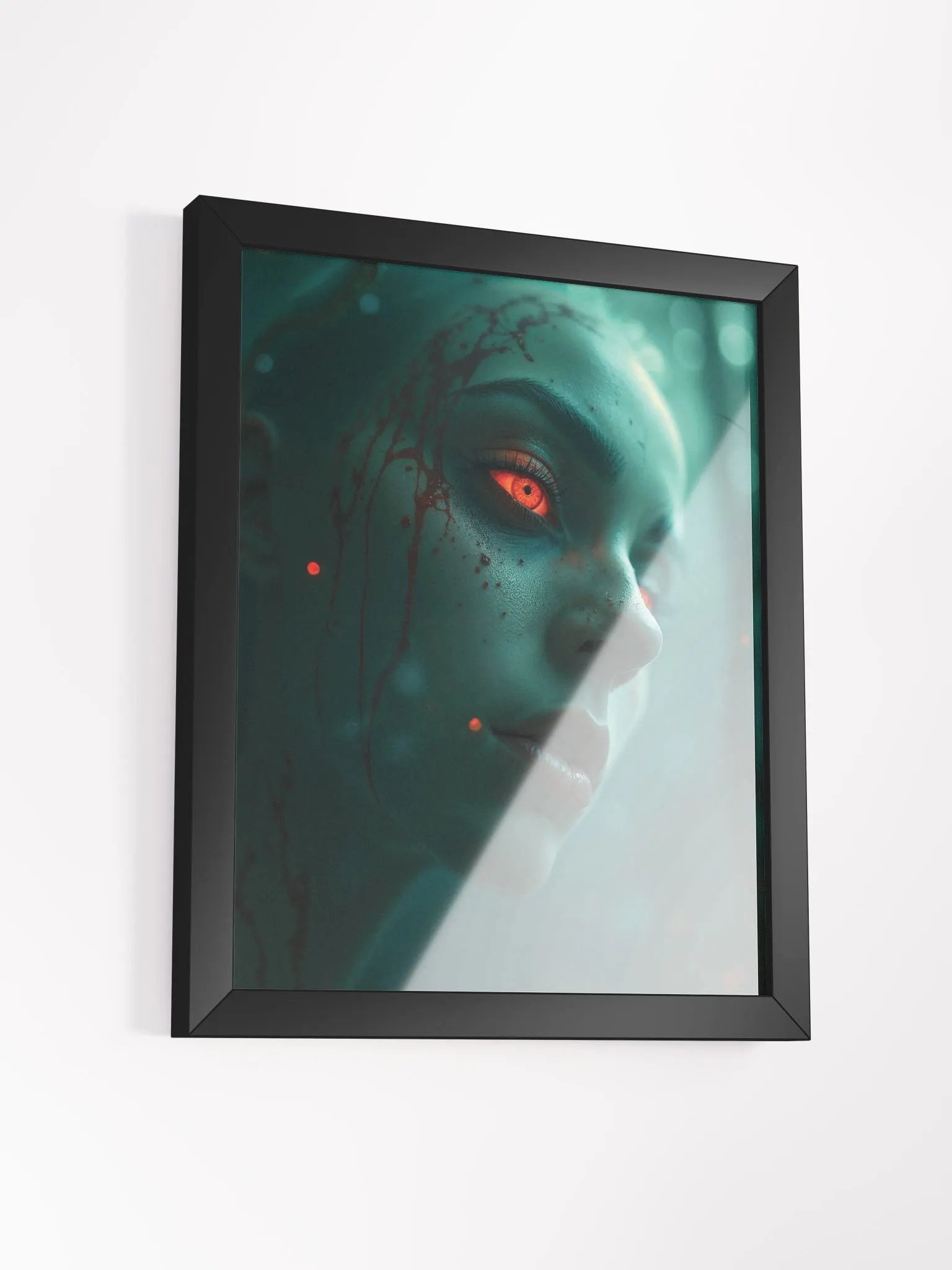 Crimson Gaze Framed Print product image (13)