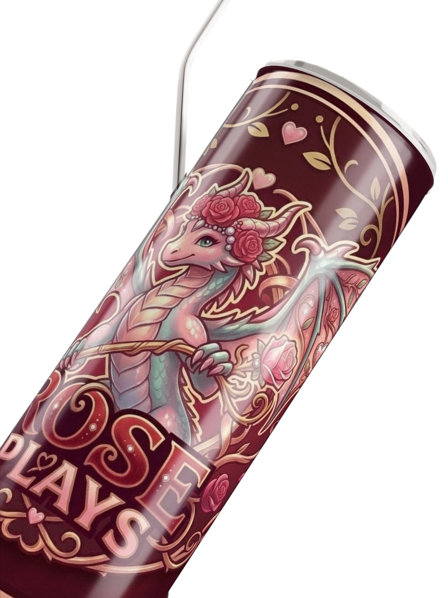 Rose Plays Stainless Steel Tumbler product image (4)