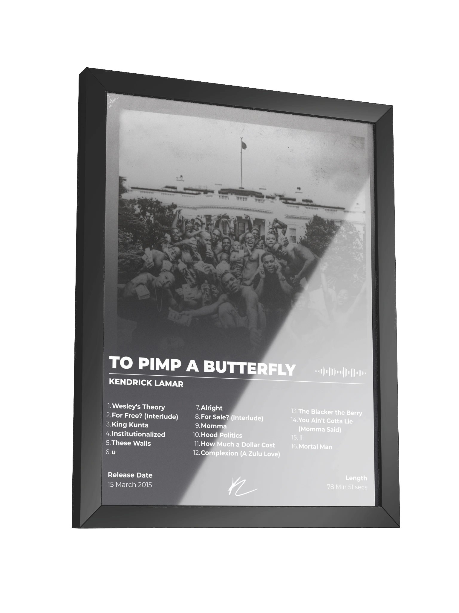 Kendrick Lamar To Pimp a Butterfly Framed Poster product image (5)