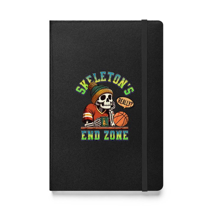 Skeletons End Zone Basketball Hardcover Journal product image (1)