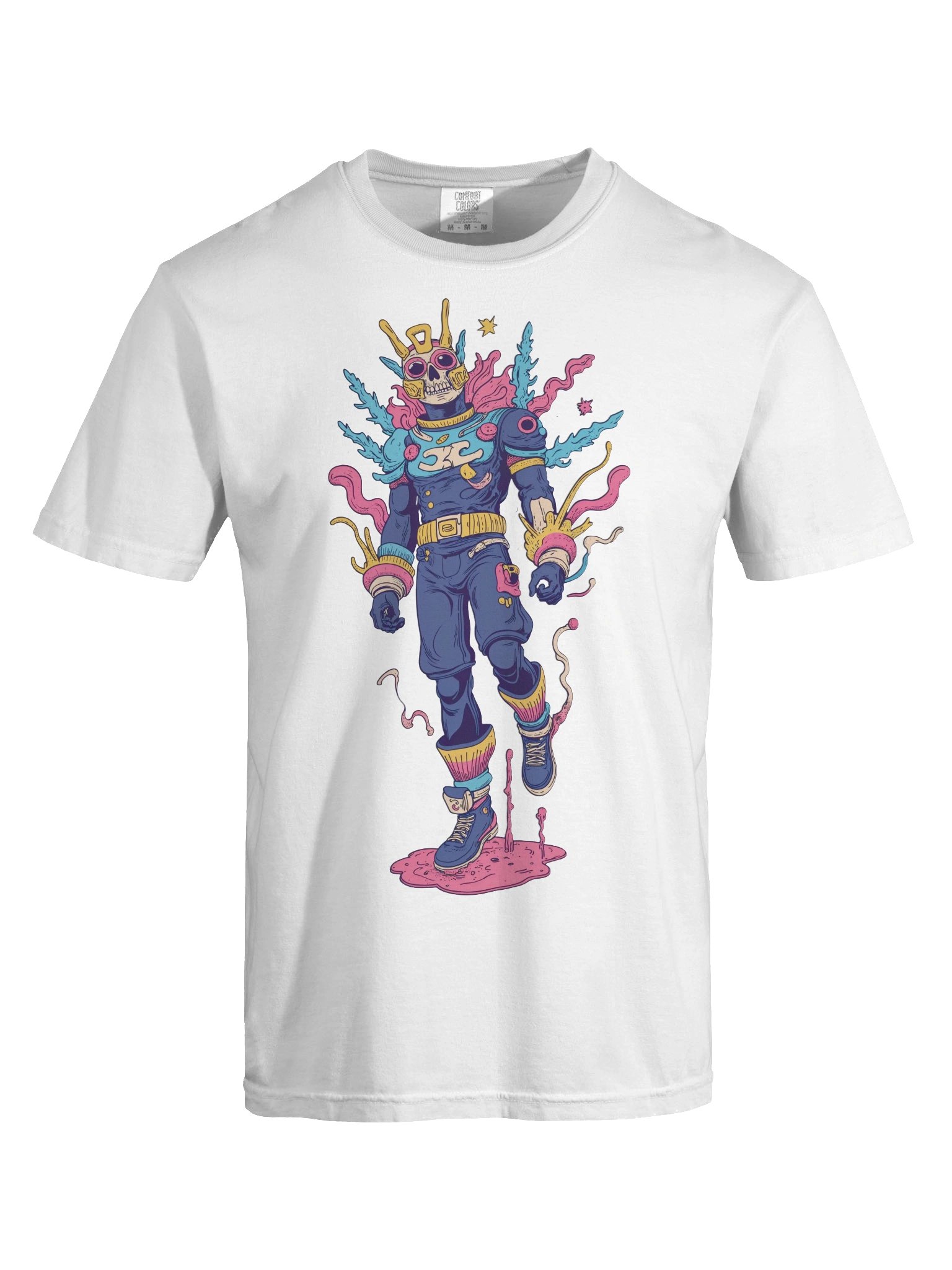 Cyberpunk Skeleton Glow Tee product image (53)