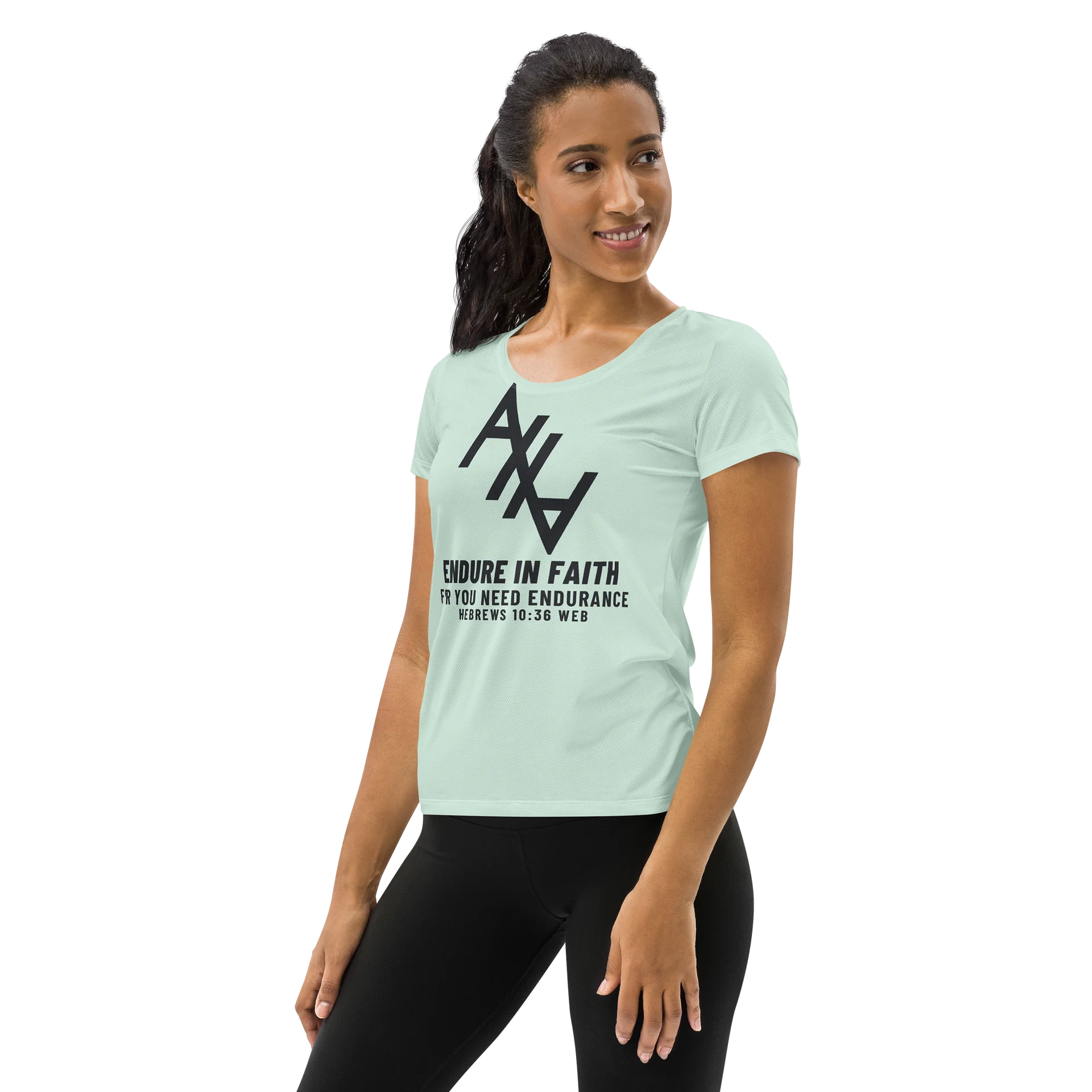 Endure in Faith Women's Athletic Tee product image (3)