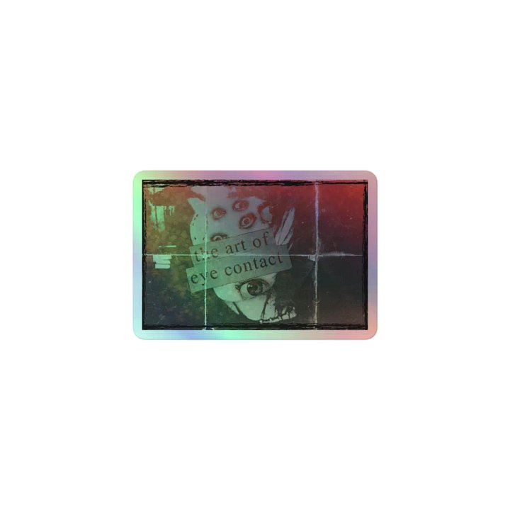 Eye Contact Holographic Sticker product image (1)
