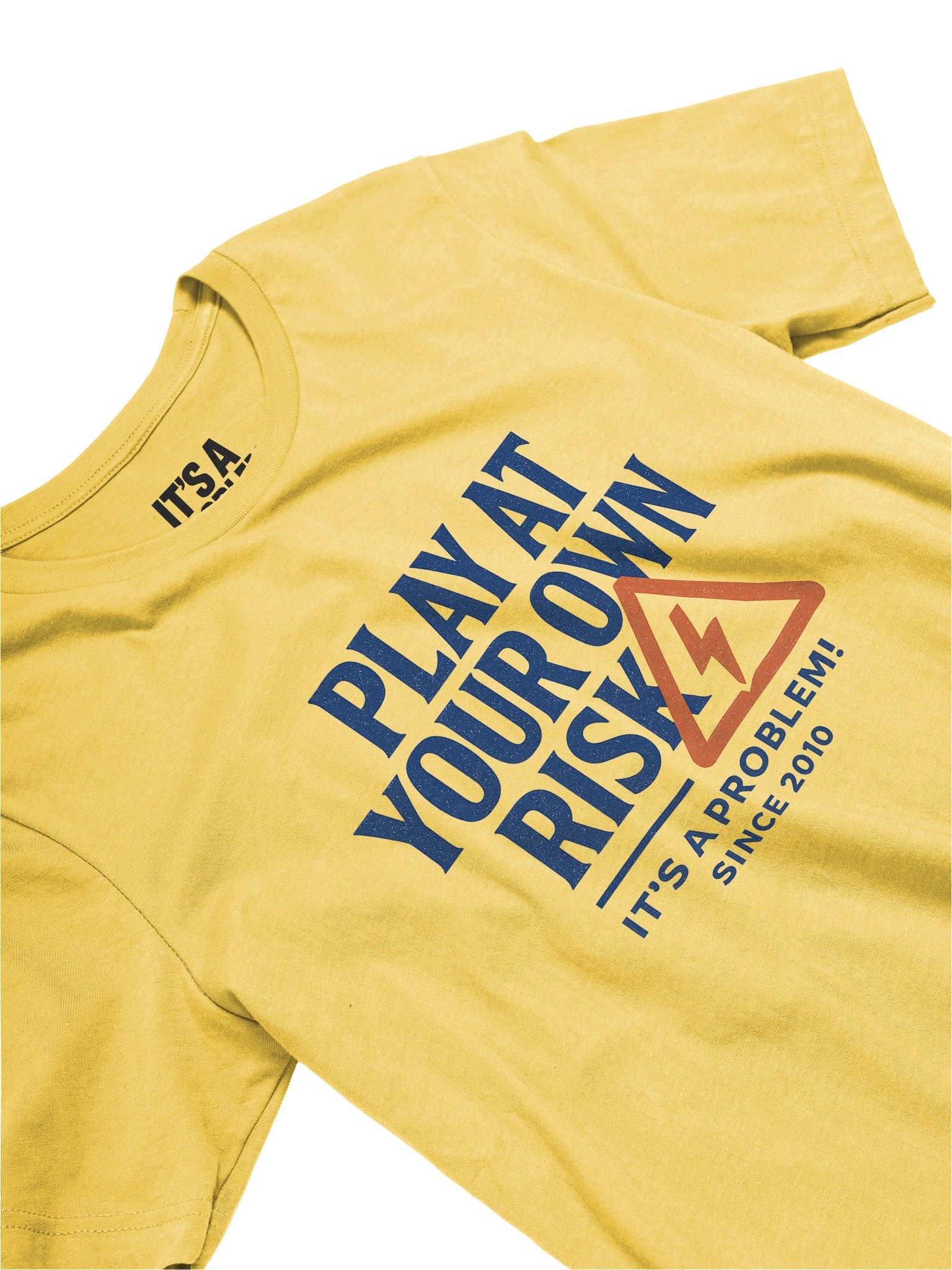 "PLAY AT YOUR OWN RISK" - Statement Graphic Tee product image (14)