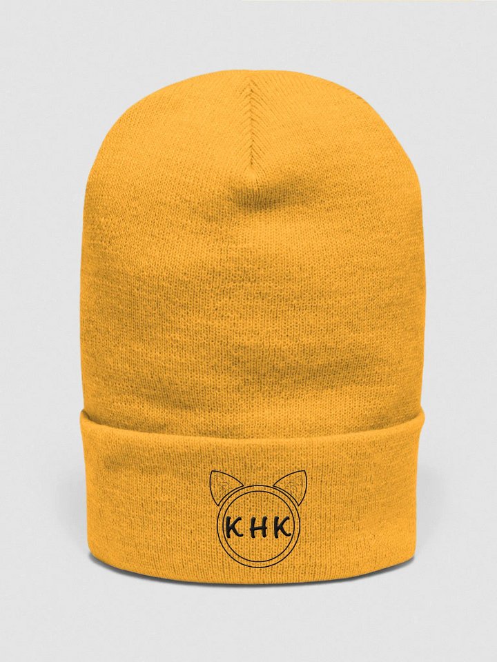 KHK Beanie Black Linework product image (1)